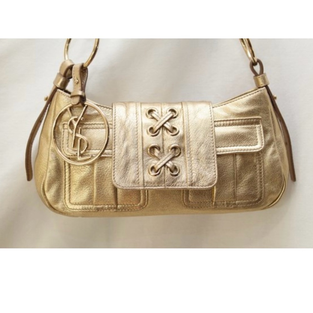 Metallic Vintage YSL Corset Purse
